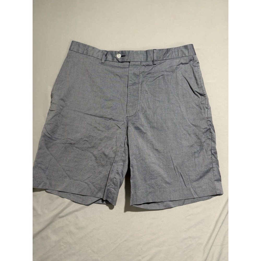 Daniel Cremieux blue flat front shorts, blue, cotton, men's 36